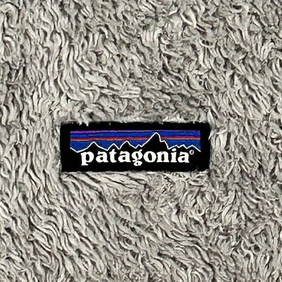 Patagonia Women’s Los Gatos Sherpa Fleece Cozy Pullover Gorpcore Gray Large - Picture 3 of 6